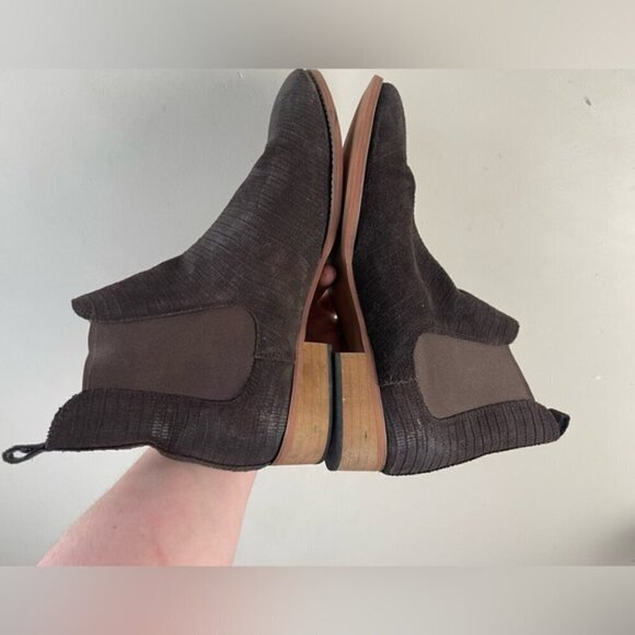 STEVE MADDEN Men's PATERSON BROWN SUEDE BOOTS Western Shoes 11 M Chelsea - Picture 8 of 12